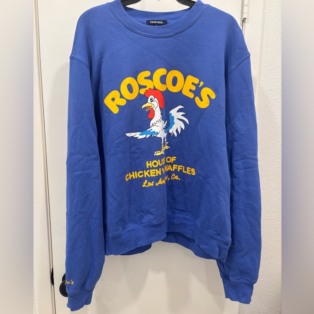 Madhappy Blue Roscoes Graphic Crewneck